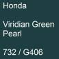 Preview: Honda, Viridian Green Pearl, 732 / G406.